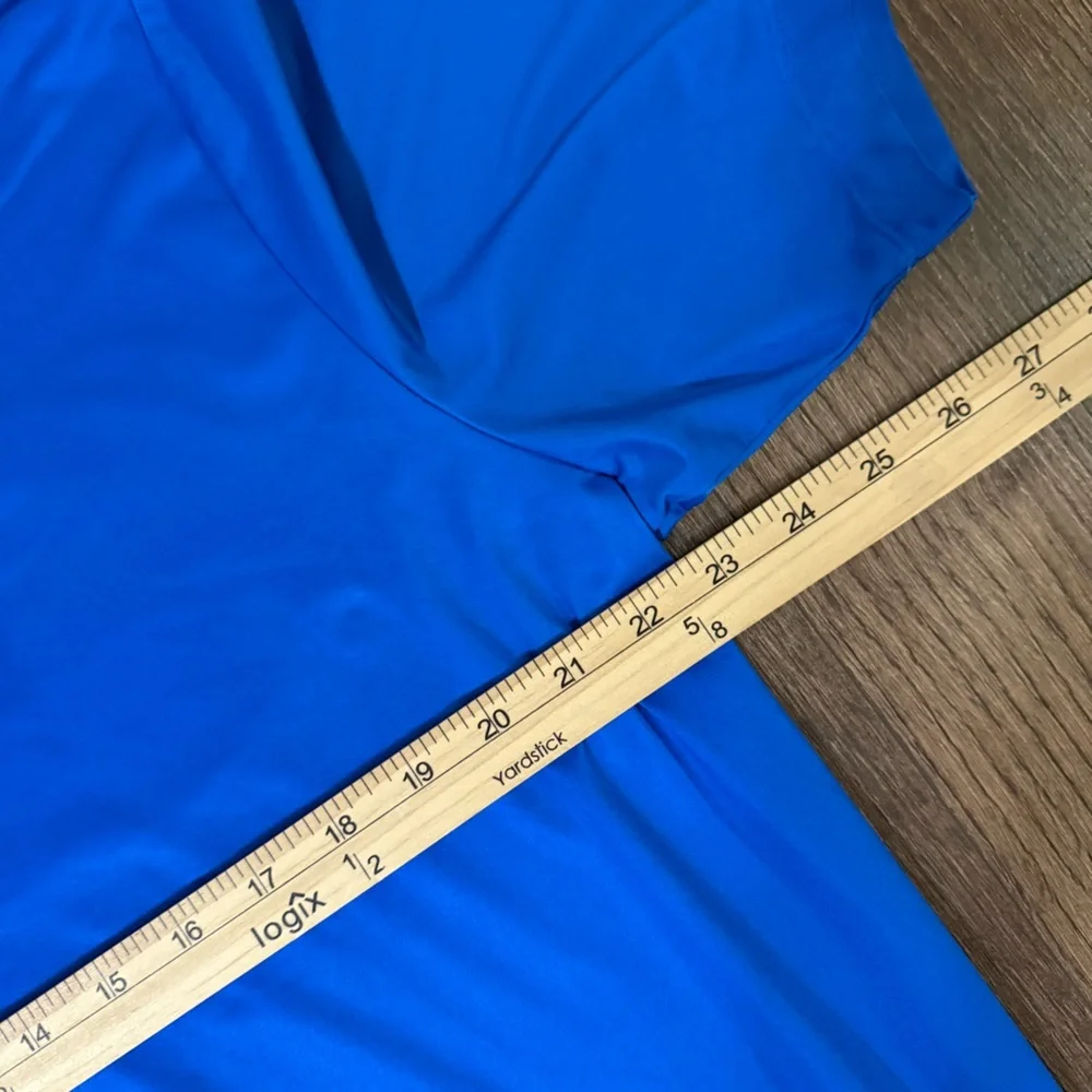 NIKE GOLF blue dri-fit polo‎ top